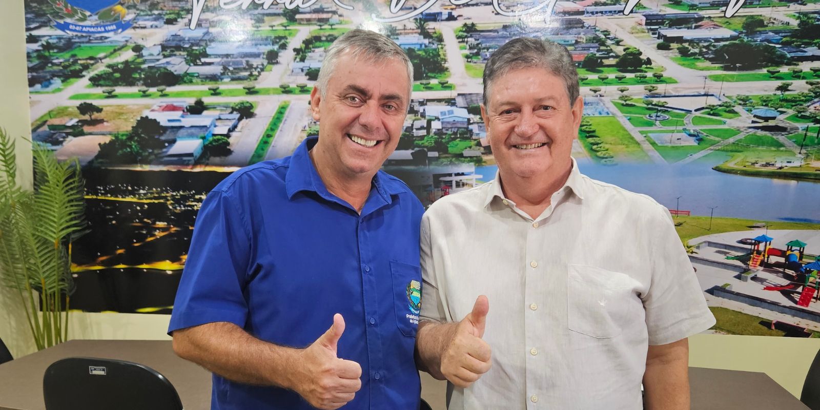Celso Banazeski em visita no Nortão